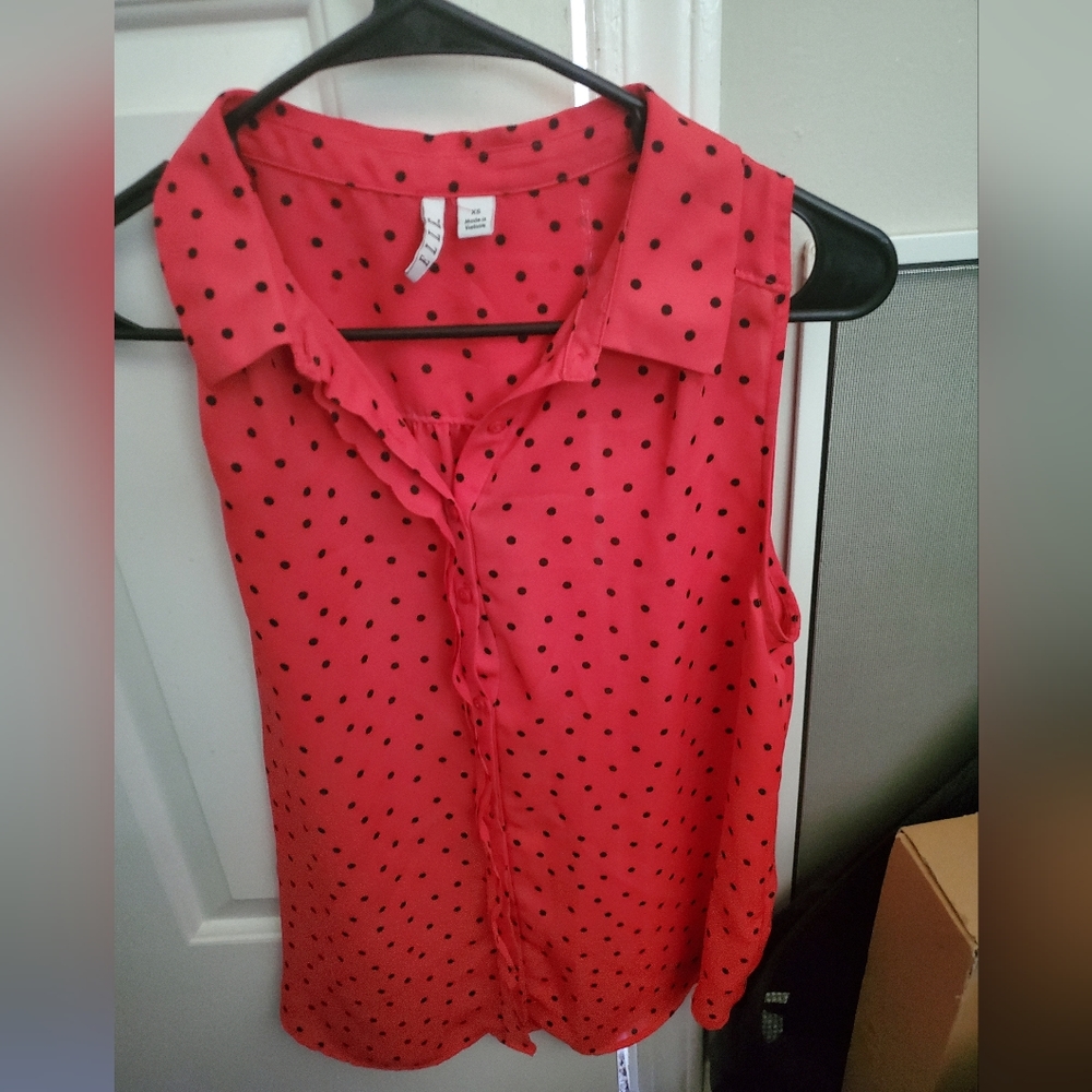 Red tank top